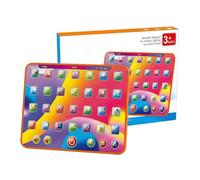 Kids Learning Tablet, Electronic Spelling Toy, Interactive Reading Board with Voice Prompts, Educational Letter Device, Portable Touch Buttons for Home School and Kids Learning