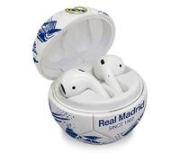 Kids Licensing - Auriculares Inalámbricos Real Madrid Bluetooth con Micrófono Integrado, Cascos Deportivos Wireless con Sonido Estéreo, Control de Llamadas, Compatibles con Móvil y Tablet