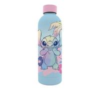 Kids Licensing - Botella de Acero Inoxidable Stitch 800ml, Tacto Suave, Mantiene Bebidas Frías o Calientes, Botella Reutilizable para Niña, Ideal para Colegio.