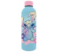 KIDS EUROSWAN Botella de agua acero inoxidable para niños Kids Licensing diseño azul y rosa 500 ml