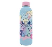 Kids Licensing - Botella de agua de acero inoxidable para niños, diseño azul y rosa, 500 ml