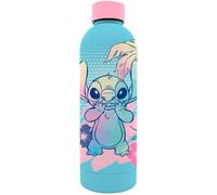 KIDS EUROSWAN Botella de agua acero inoxidable para niños Kids Licensing diseño azul y rosa 500 ml