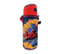 Kids Licensing Spider-Man Botella de aluminio con cierre de clic [600 ml]