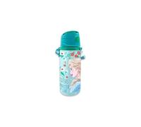 Kids Licensing Cantimplora aluminio 600 ml con asa y cierre clic, libre de BPA, diseños infantiles