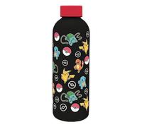 Kids Licensing Botella de acero inoxidable Soft Touch [500 ml], Pokémon