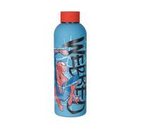 Kids licensing - botella de agua spiderman marvel 800ml acero inoxidab