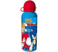 KIDS LICENSING Cantimplora Surtido Aluminio Sonic The Hedgehog 500ml Botella, Adultos Unisex, Multicolor (Multicolor), Talla Única