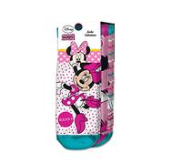 Kids Licensing | Calcetines Infantiles - Calcetines Diseño Disney - Calcetines Tobilleros - Diferentes Diseños de Minnie Mouse - Tejido Transpirables - Elástico en Arco - Licencia de Producto Oficial