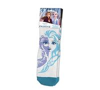 Kids Licensing | Calcetines Infantiles - Calcetines Diseño Frozen II - Estampado Elsa - Personajes Disney - Antideslizantes - Tejido Transpirables - Elástico en Arco - Licencia de Producto Oficial