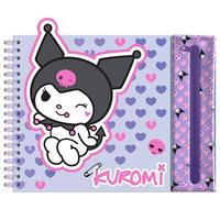 Kids Licensing - Cuaderno de Actividades con Estuche Removible Kuromi para Niñas