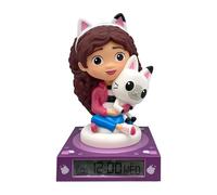 Kids Licensing Despertador con luz de noche y fechca 3D La Casa de Gabbys.