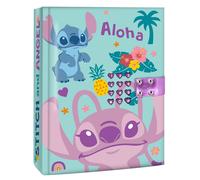 Kids Licensing - Diario Secreto con Sonido Stitch, Guarda tus Secretos con Estilo y Diversión, Diarios para Niñas, Libreta Niña y Cuaderno para hacer notas o dibujos - Regalo para Niñas