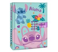 Kids Licensing - Diario Secreto con Sonido Stitch, Guarda tus Secretos con Estilo y Diversión, Diarios para Niñas, Libreta Niña y Cuaderno para hacer notas o dibujos - Regalo para Niñas