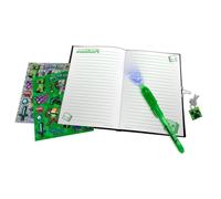 Kids Licensing - Diario Secreto de Minecraft con Bolígrafo Mágico Invisible y Luz, Libreta con Candado para Niño