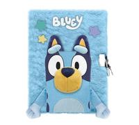 Kids Licensing - Diario Secreto, Libreta de Peluche Bluey 3D con Candado