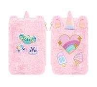 Kids Licensing - Estuche Escolar de Peluche Sweet Dreams & Friends, Portatodo Doble con Compartimento para Lápices, Colores y Útiles para Niña