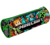 Kids Licensing Estuche escolar redondo Minecraft para niños