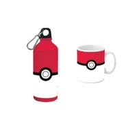 KIDS EUROSWAN Juego de taza y recipiente de aluminio Pokémon 500 ml