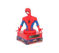 Kids Licensing LAMPARA 3D CON DESPERTADOR Y FECHA SPIDERMAN (4x1)