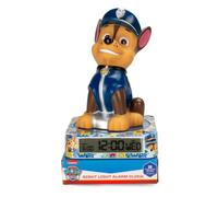 Kids Licensing - Lámpara Infantil con Despertador y Fecha, 3D La Patrulla Canina, Luz Nocturna, Decoración Niño y Niña, para Fans de lo Dibujos
