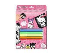 Kids Licensing - Libreta Hello Kitty & Friends con rotuladores para niñas, Cuaderno Infantil para Colorear, Set de papelería Escolar, Material Escolar
