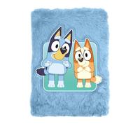 Kids Licensing - Libreta Peluche A5 con Rayas para Escribir - Cuaderno Infantil Suave de Bluey para Niñas y Niños, Ideal para Regalar