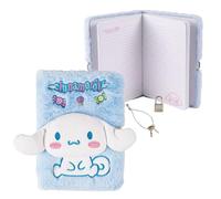 Kids Licensing - Libreta Peluche A5 con Rayas para Escribir - Cuaderno Infantil Suave de Cinnamoroll Sanrio para Niñas, Ideal para Regalar