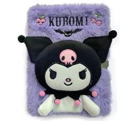 Kids Licensing - Libreta Peluche A5 con Rayas para Escribir - Cuaderno Infantil Suave de Kuromi para Niñas, Ideal para Regalar