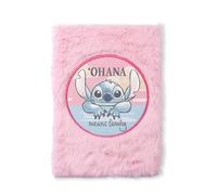 Kids Licensing - Libreta Peluche A5 con Rayas para Escribir - Cuaderno Infantil Suave de Stitch para Niñas y Niños, Ideal para Regalar