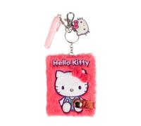 Kids Licensing - Libreta Peluche A7 para Escribir con Llavero y Bolígrafo - Cuaderno Infantil Suave de Hello Kitty & Friends para Niñas, Ideal para Regalar