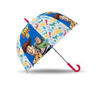 Kids Licensing - Paraguas Transparente Manual tipo Campana de 46cm de Toy Story para Niños