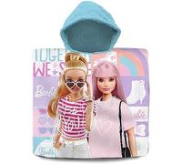 Kids Licensing Poncho Toalla Barbie Algodon