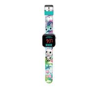 Kids Licensing - Reloj Digital LED para Niñas con Personajes Tiene Funciones de Hora, Fecha y Correa Ajustable