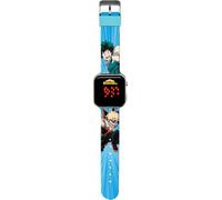 Kids Licensing - Reloj Digital Niño My Hero Academy, Reloj LED Infantil, Batería Duradera, Funciones Completas, Correa Ajustable, Diseño Original, Cuadrado,