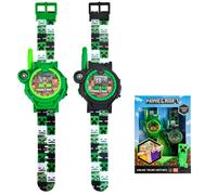Kids Licensing Reloj Walkie-Talkie 2 en 1 Minecraft para niños