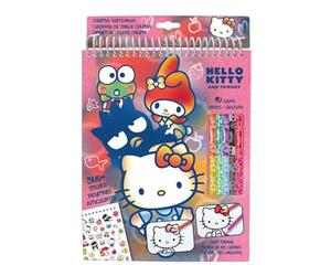 Kids Licensing - SET DE COLOREAR CON LAPICES DE COLORES KITTY