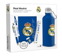 Kids Licensing Set de papelería RM00029 Kit escolar con cantimplora 650 ml Real Madrid