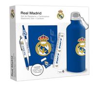 Kids Licensing Set de papelería RM00029 Kit escolar con cantimplora 650 ml Real Madrid