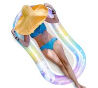 Kids Life Vest, Children’s Floating Jacket, 12.6x12.6x3.15 Inches Glitter Swim Aid, Foldable Buoyancy Support, Adjustable Safety Straps for Pool Beach and Outdoor Water Activities