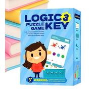 Kids Logic Game - Challenging Educational Learning Puzzle Activity Set | | Brain Teaser Board Game Logic Training Skill Building Toy Critical Thinking Puzzle Game For Boys Girls Ages 4-8 Travel