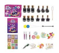 Kids Magic Potion Set | Fairy Spell Crafting Kit with, Color Powders, Tools & Jars - Enchanted Potions Science Toy for Girls & Boys Aged 8+, Fantasy Arts Kit for Creativity and Imagine