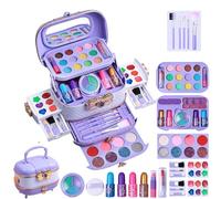 Kids Makeup Kit - Princess Toys Cosmetic Set For Children | ABS With Safe