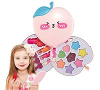 Kids Makeup Kit, Princess Toys Real Cosmetic Set, Kids Makeup Kit, Real Cosmetics Set for Kids, Christmas Makeup , Peach Box Makeup Set, Dress-Up Makeup Kit, Children Princess Makeup Set