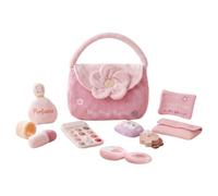 Kids Makeup Toy - Pretend Play Set | Soft Cosmetic Toy - Plush Beauty Playset for Girls Role Play Bedroom Classroom Home Birthday Gift Educational Fun