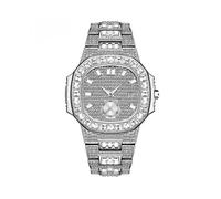(kids, male) Men Watches Punk Hip Hop Full Diamond Men's Watch Gift