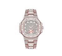 (kids, male) Men Watches Punk Hip Hop Full Diamond Men's Watch Gift