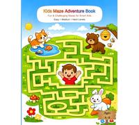 Kids Maze Adventure Book: Fun & Educational Maze Puzzles for Kids Ages 4-8