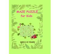 Kids Maze Puzzle Book: 30 Fun and Easy Mazes for Kids Ages 3-5 | Improve Problem-Solving, Focus & Pencil Skills