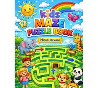 Kids Maze Puzzle Book: Fun Animal Mazes for Ages 3-6: Easy and Engaging Maze Activities for Toddlers & Preschool Kids to Boost Learning, Focus, and Problem-Solving Skills
