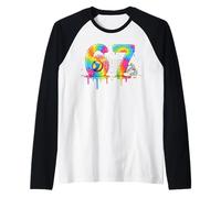 Kids Meme 67 Six 6 Seven 7 Icecream Drip Zapato de Red de Voleibol Camiseta Manga Raglan